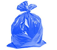 синий мешок для мусора оптом